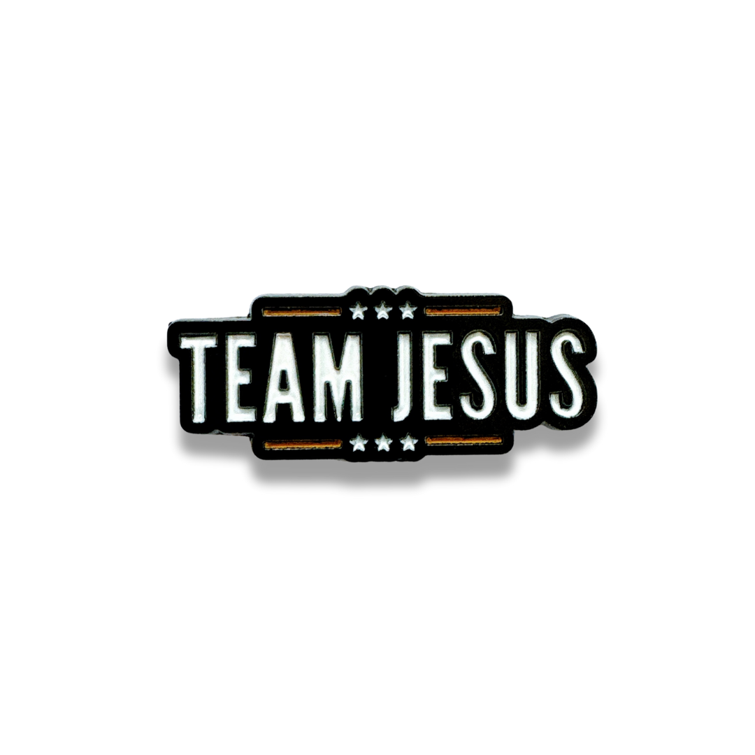 Jesus and Coffee Enamel Pin