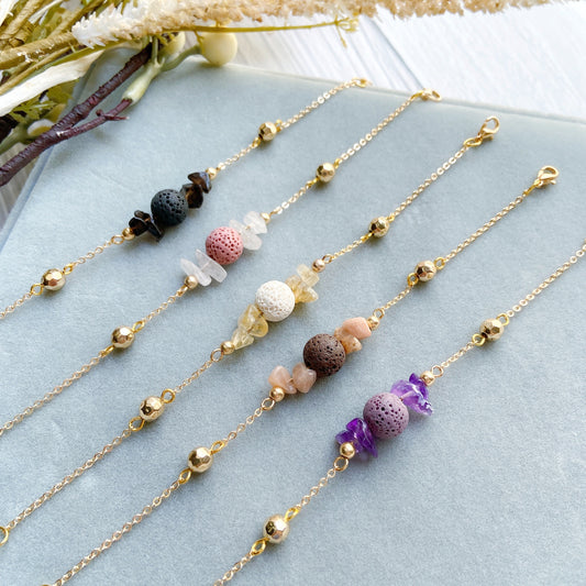 Peace & Balance Natural Stone Diffuser Bracelet