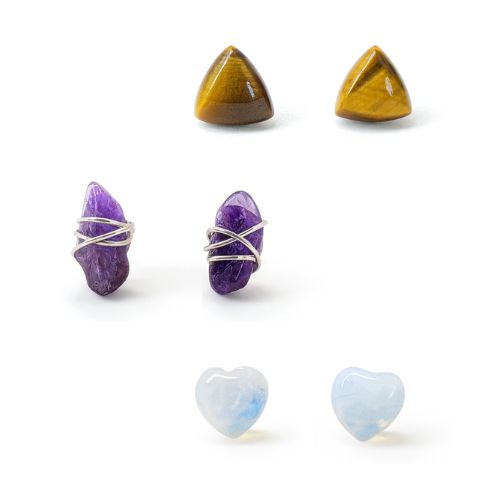 Natural Stone Earrings