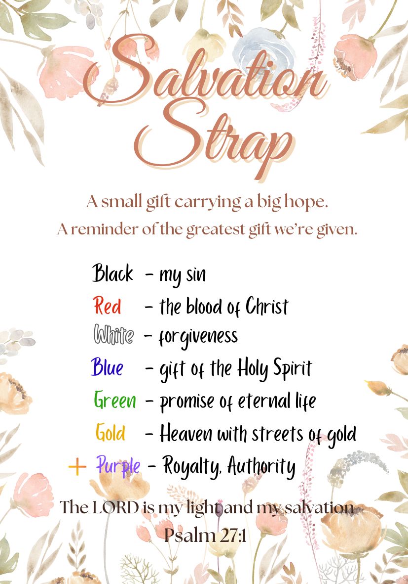 Salvation Strap – A Small Gift with Eternal Hope