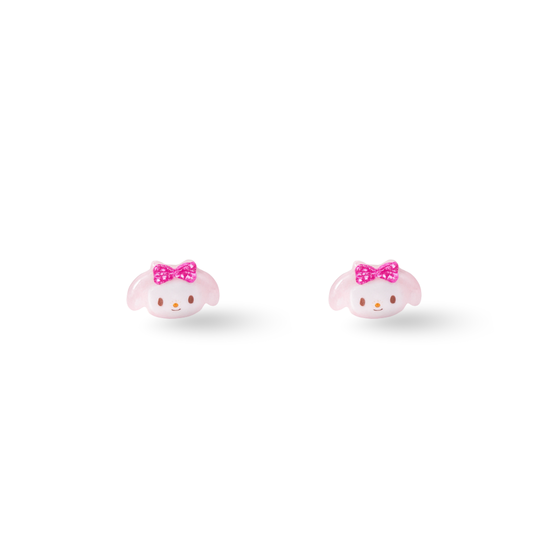 Tiny Pink Bow My Melody Inspired Hypoallergenic Stud Earrings