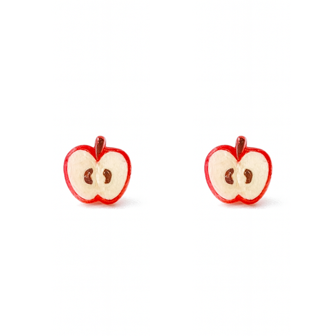 Strawberry Fruit Stud Earrings