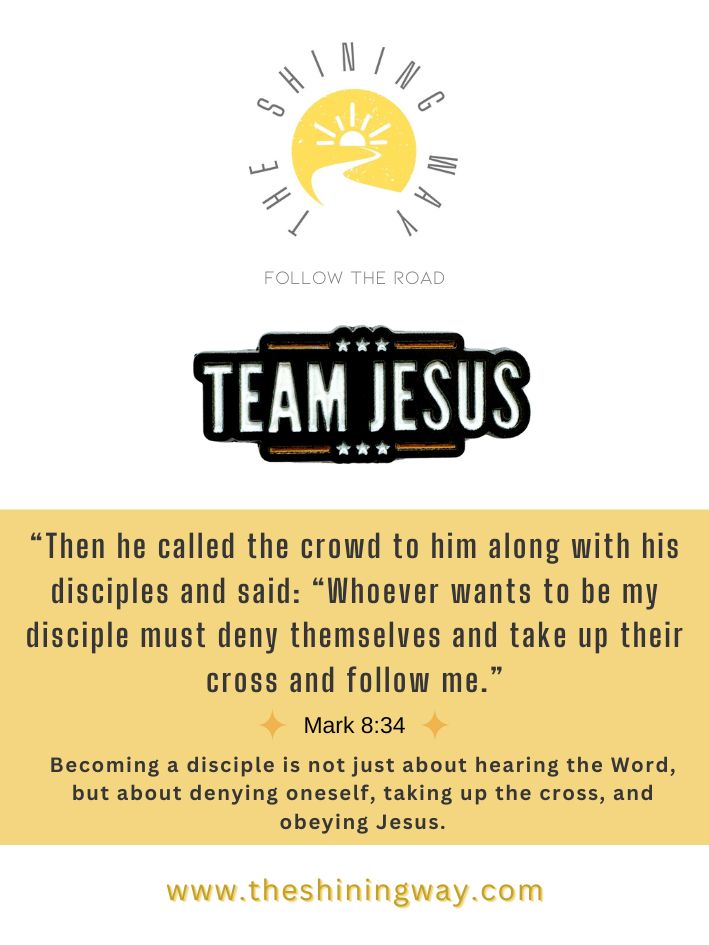 Team Jesus Enamel Pin
