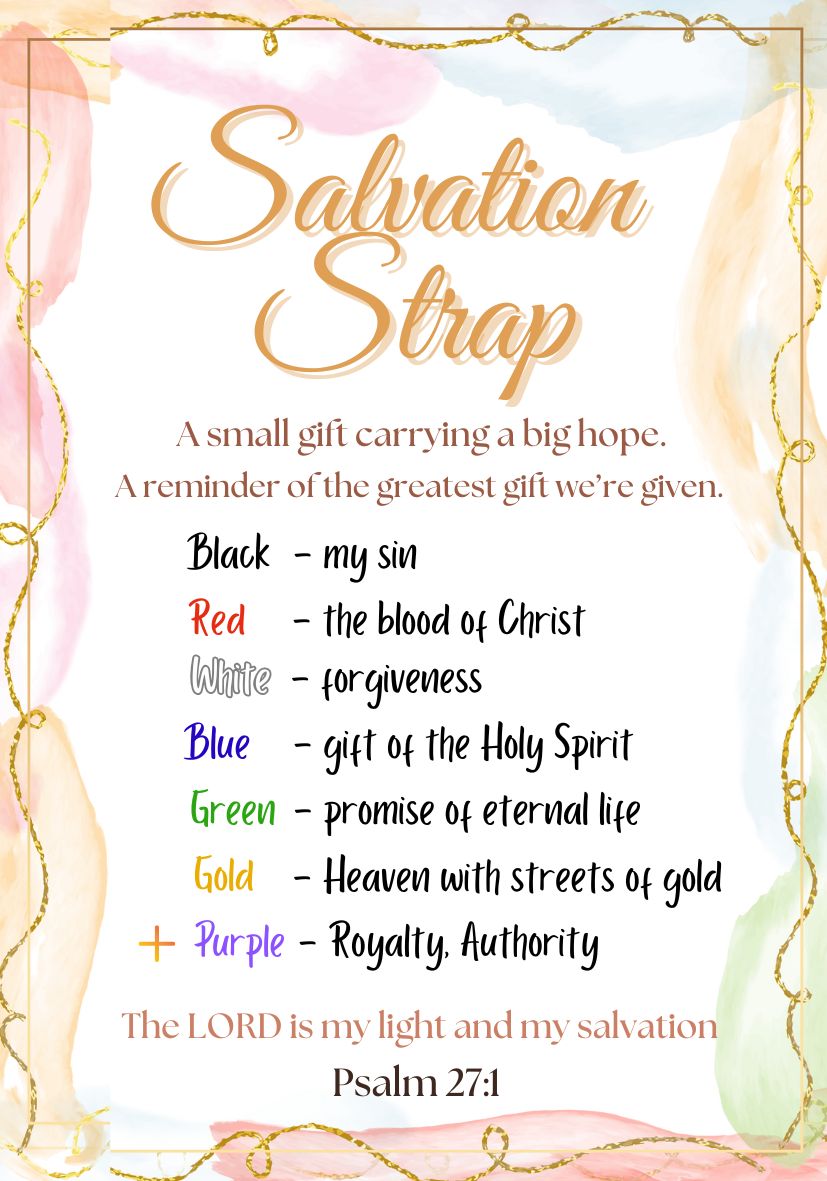 Salvation Strap – A Small Gift with Eternal Hope