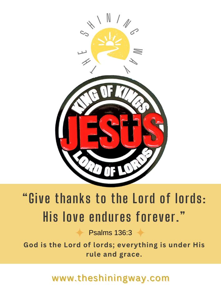 King of Kings, Lord of Lords Enamel Pin