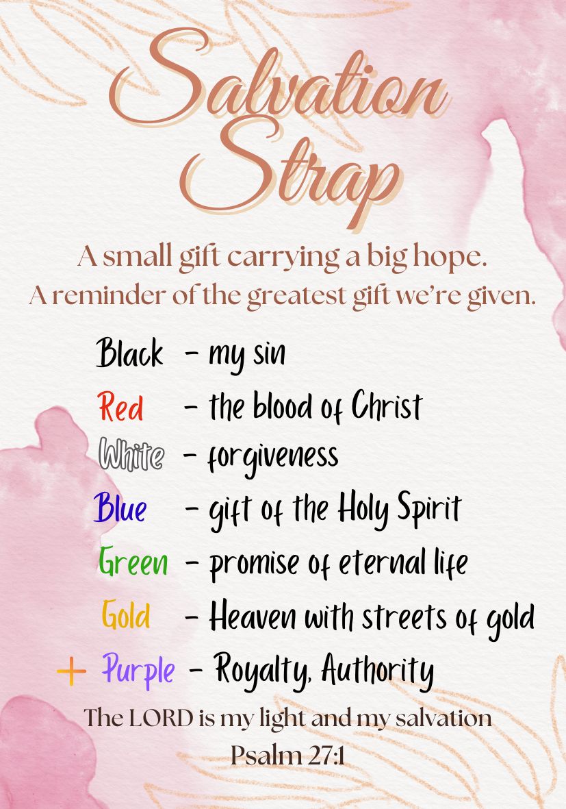 Salvation Strap – A Small Gift with Eternal Hope