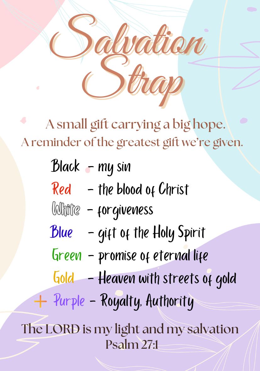 Salvation Strap – A Small Gift with Eternal Hope