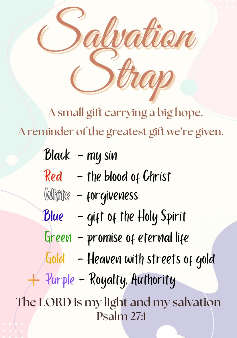 Salvation Strap – A Small Gift with Eternal Hope