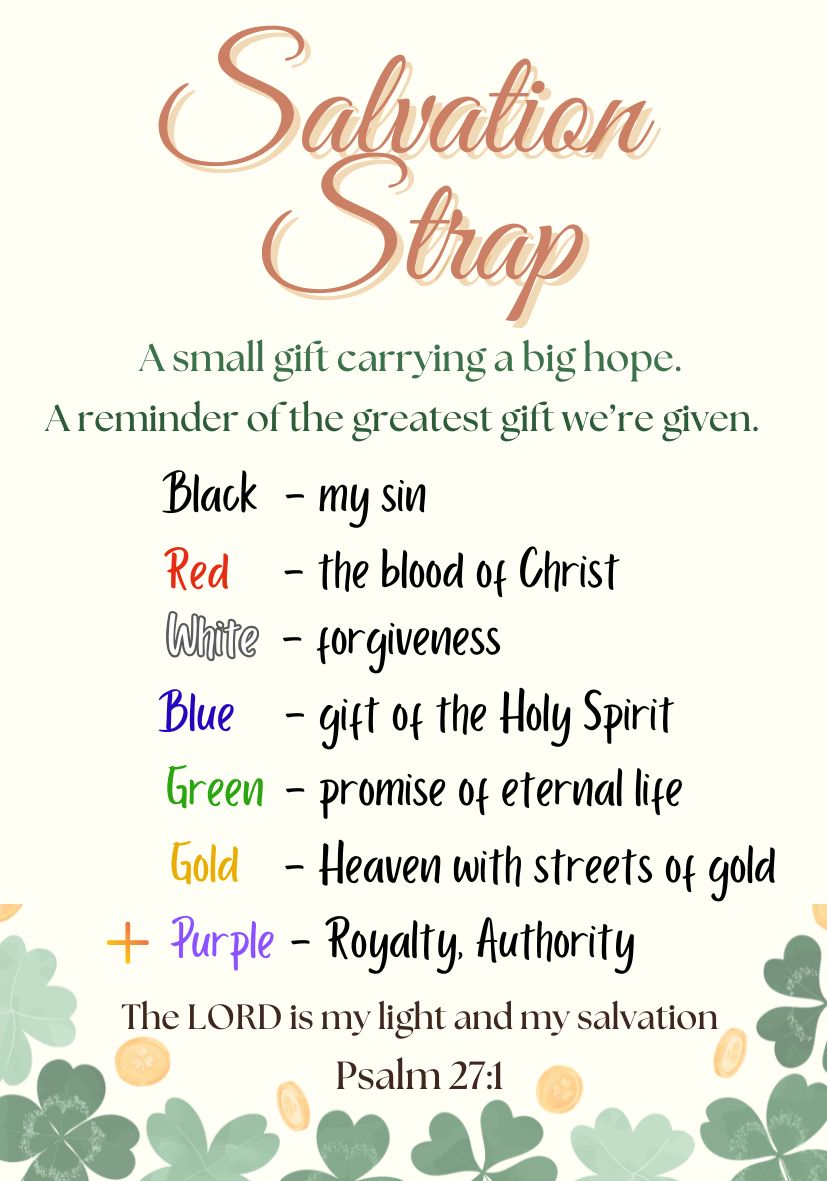 Salvation Strap – A Small Gift with Eternal Hope