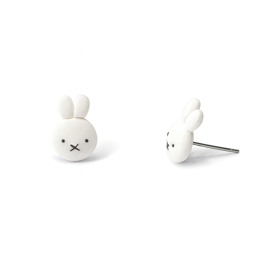 Bunny Polymer Clay Hypoallergenic Stud Earrings