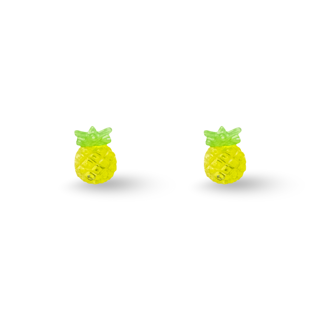 Tiny Lemon Fruit Hypoallergenic Stud Earrings