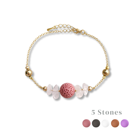 Peace & Balance Natural Stone Diffuser Bracelet