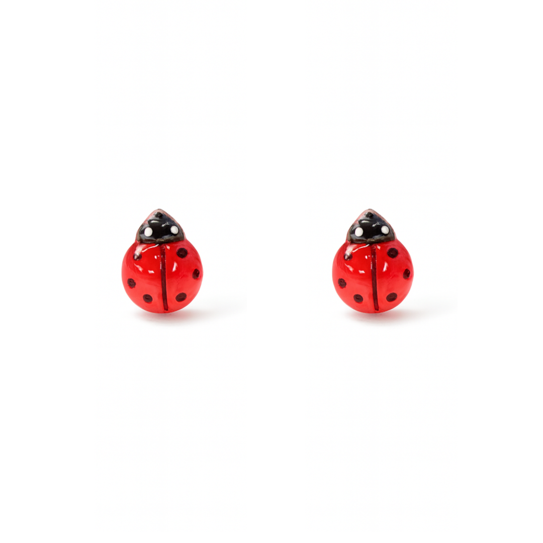 Tiny Ladybug Hypoallergenic Stud Earrings