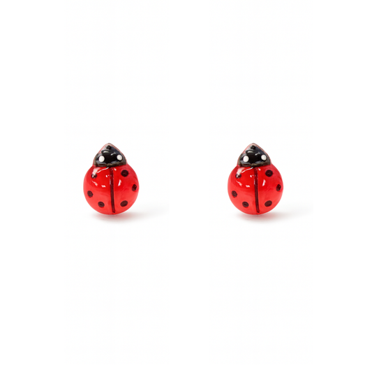 Mini Ladybugs Hypoallergenic Stud Earrings