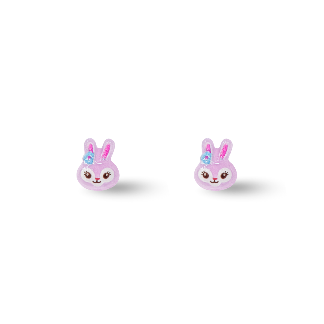 Tiny StellaLou Rabbit Inspired Hypoallergenic Stud Earrings