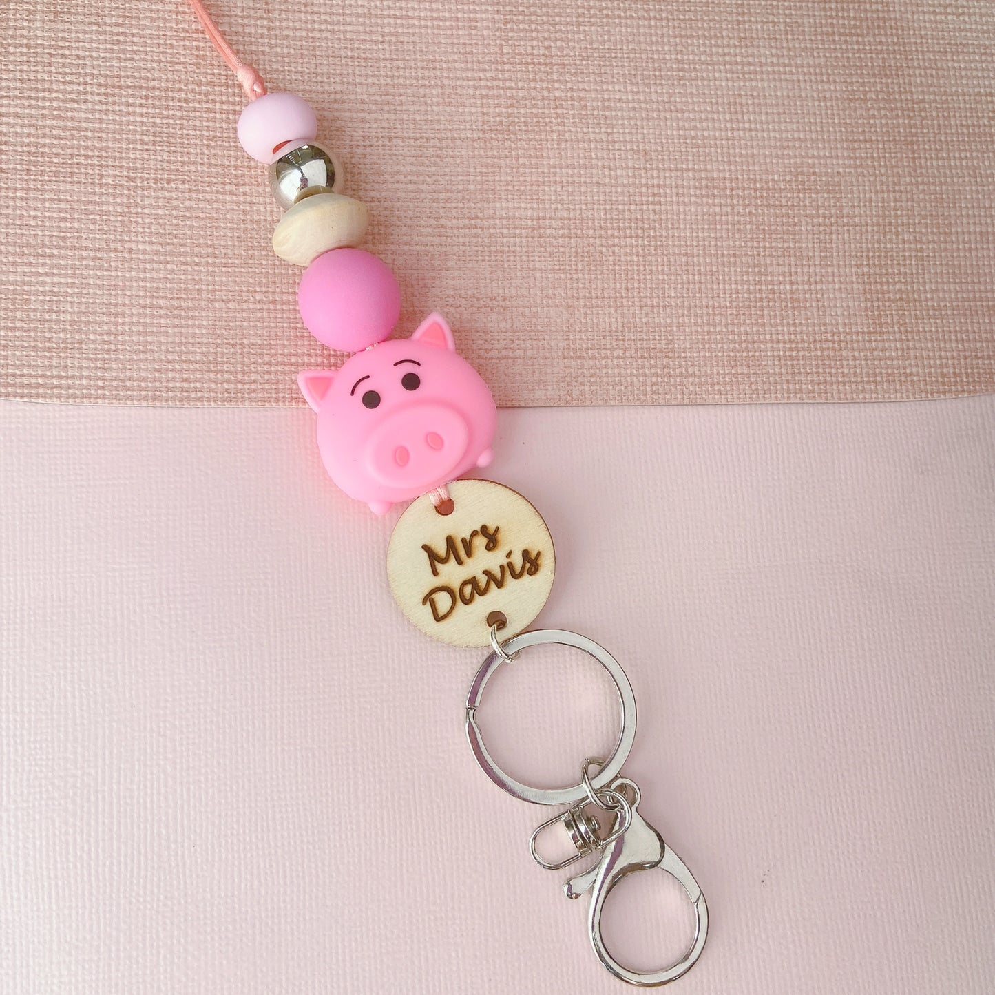 Toy Story Inspired  Personalized Name Teacher ID Key Lanyard