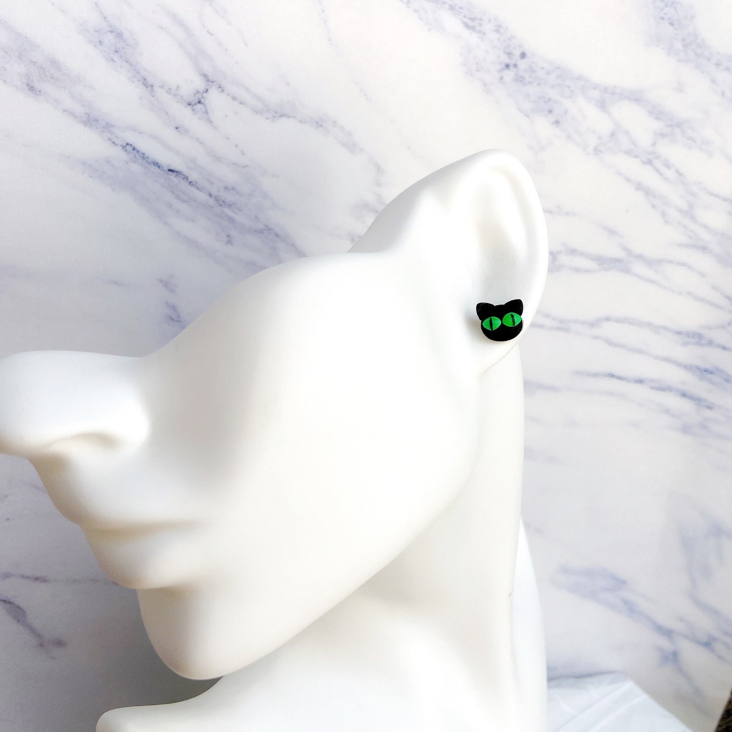 Bunny and Carrot Polymer Clay Hypoallergenic Stud Earrings