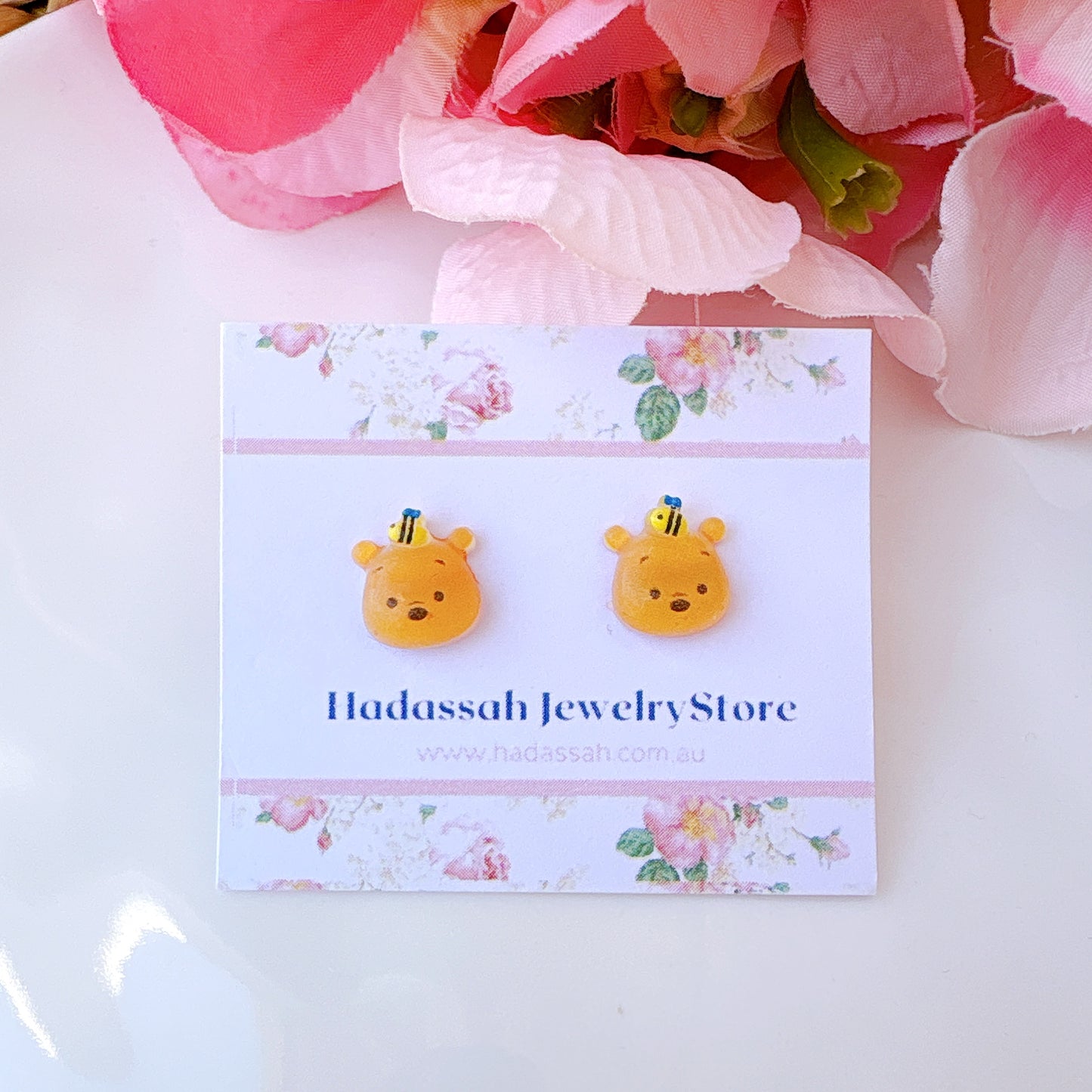 Piglet Pig Hypoallergenic Stud Earrings