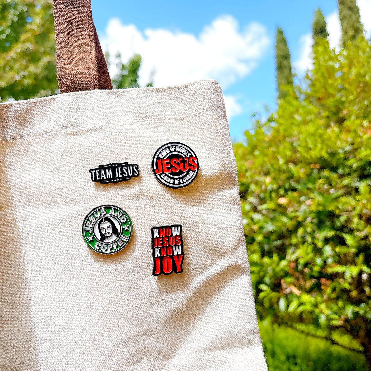 Team Jesus Enamel Pin