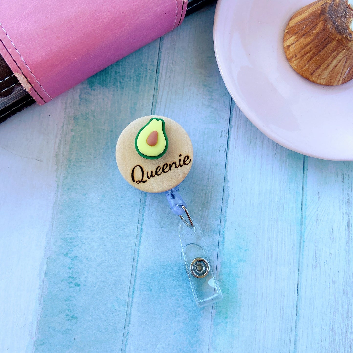 3D Banana Fruit Personalized Name Badge Reel