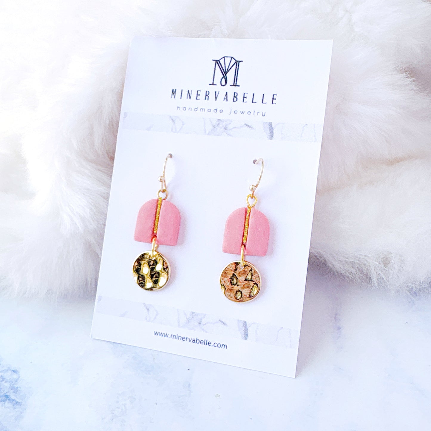 Black Half Dome Dangle Earrings – Modern Geometry Collection