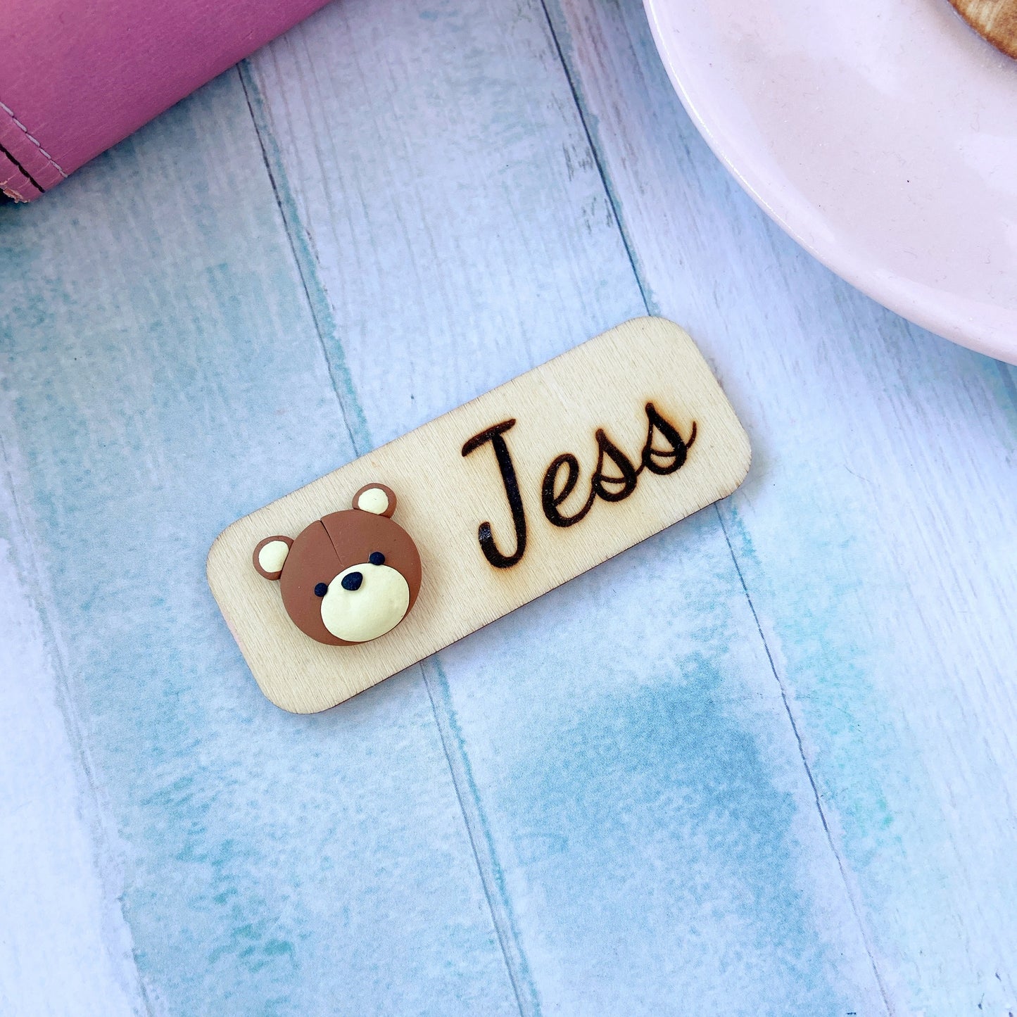 Handmade 3D Frog Personalised Name Tag