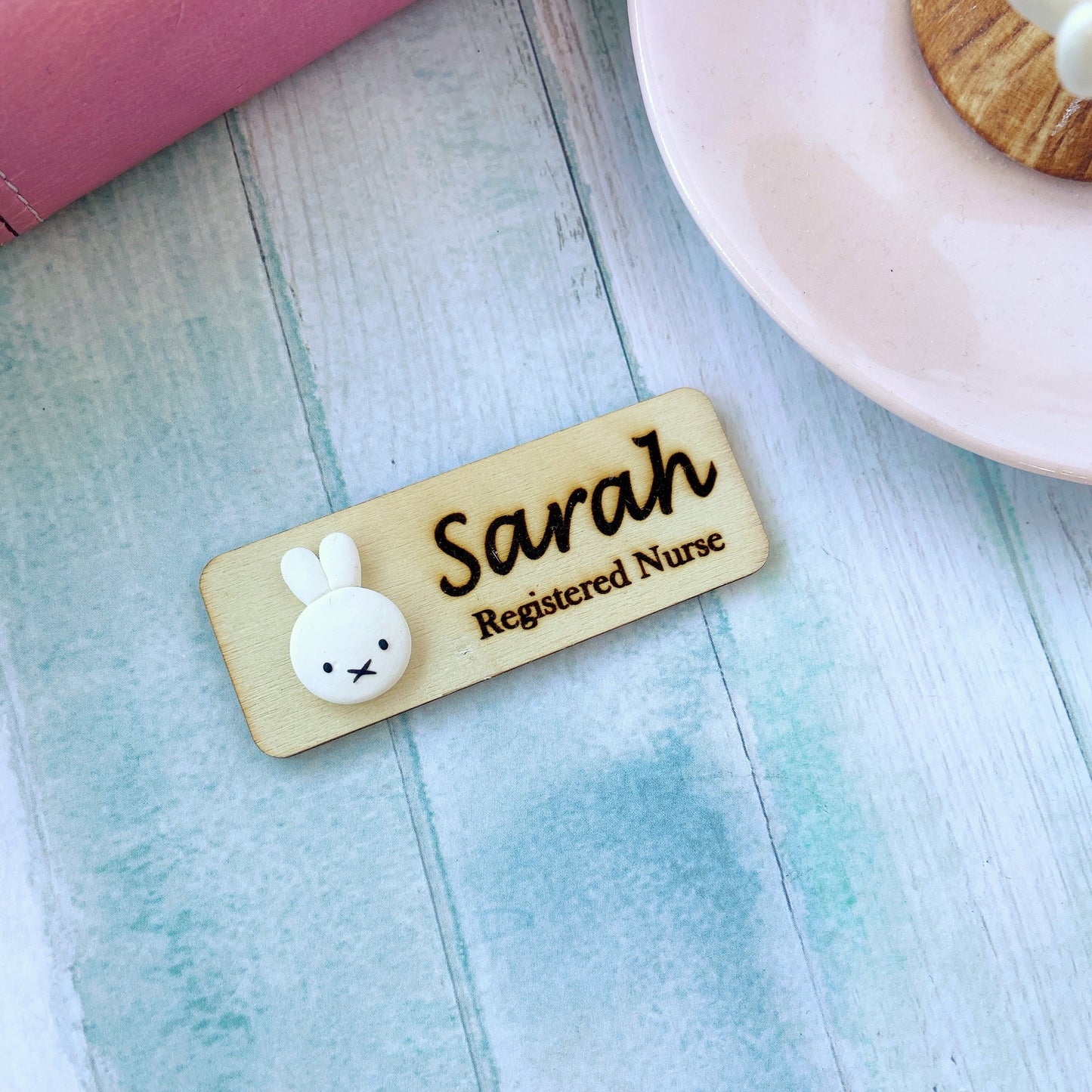 Handmade 3D Frog Personalised Name Tag