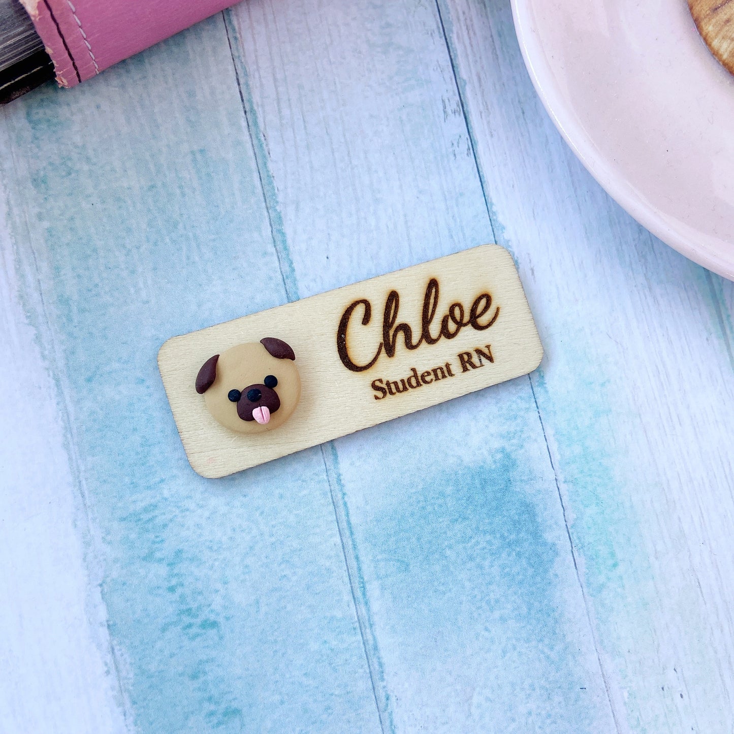 Handmade 3D Frog Personalised Name Tag