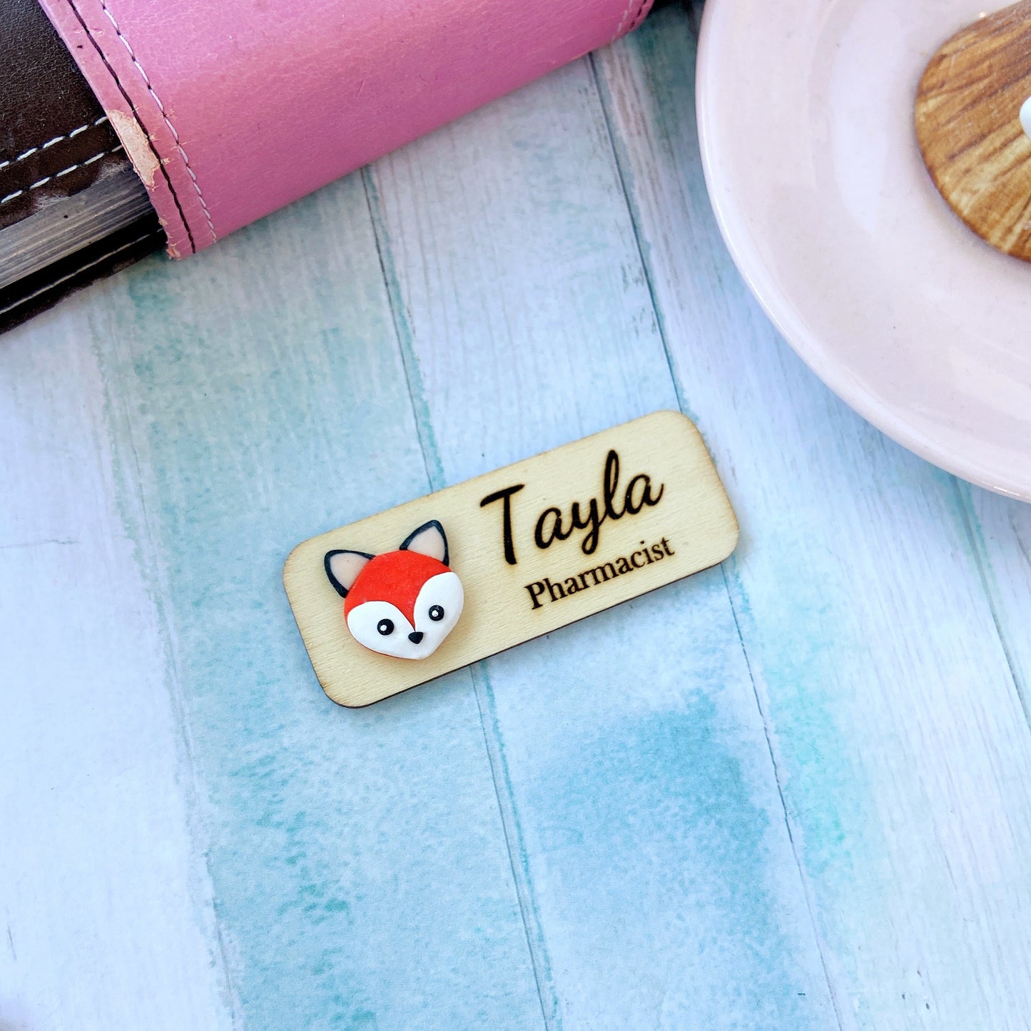 Handmade 3D Frog Personalised Name Tag