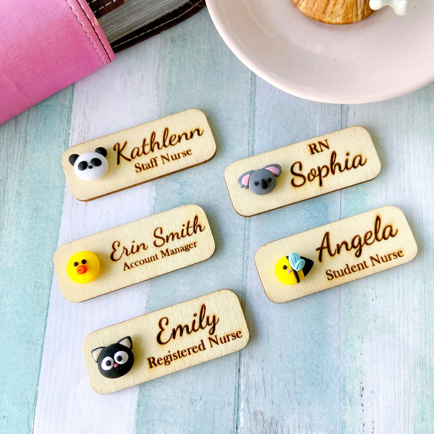 Handmade 3D Koala Personalised Name Tag