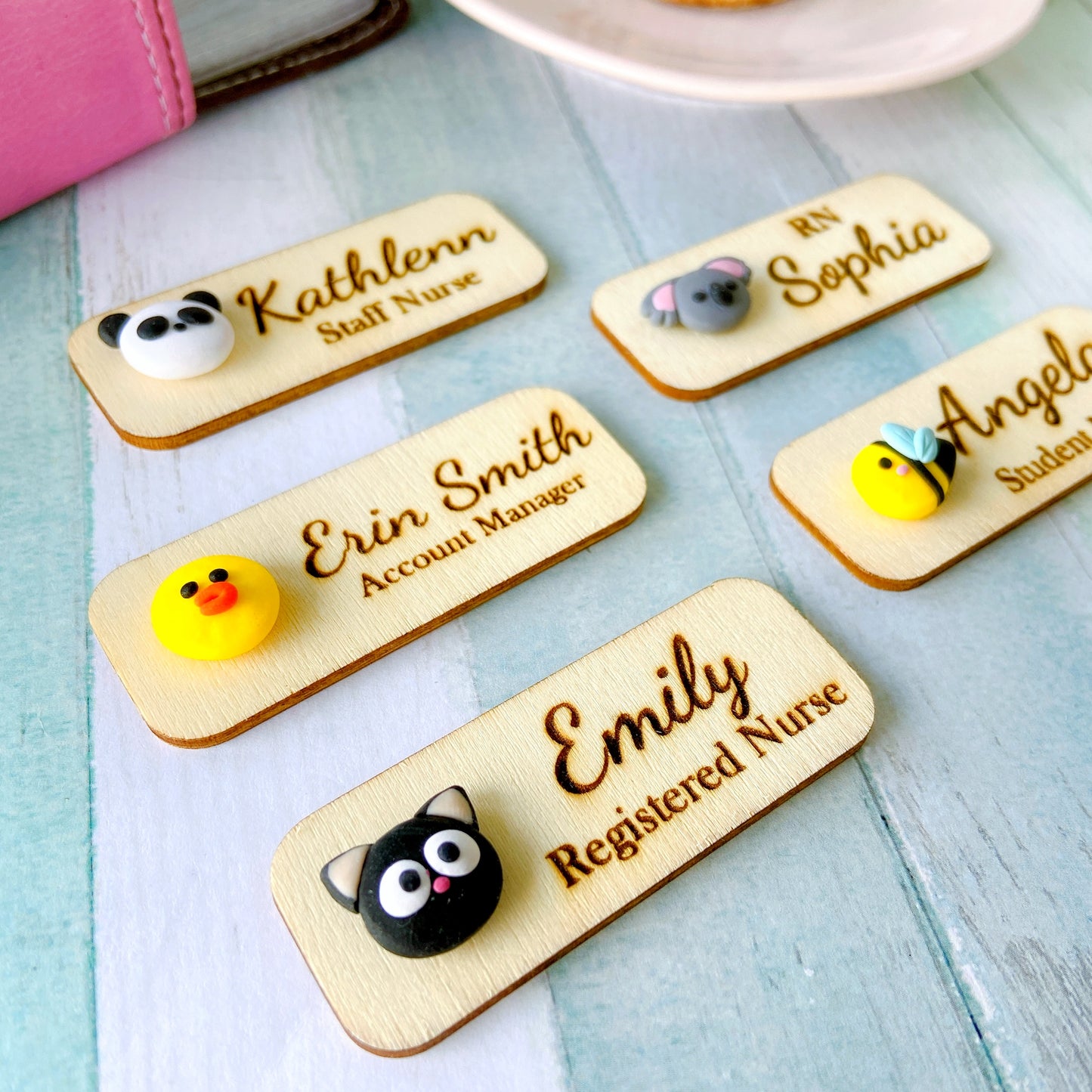 Handmade 3D Koala Personalised Name Tag