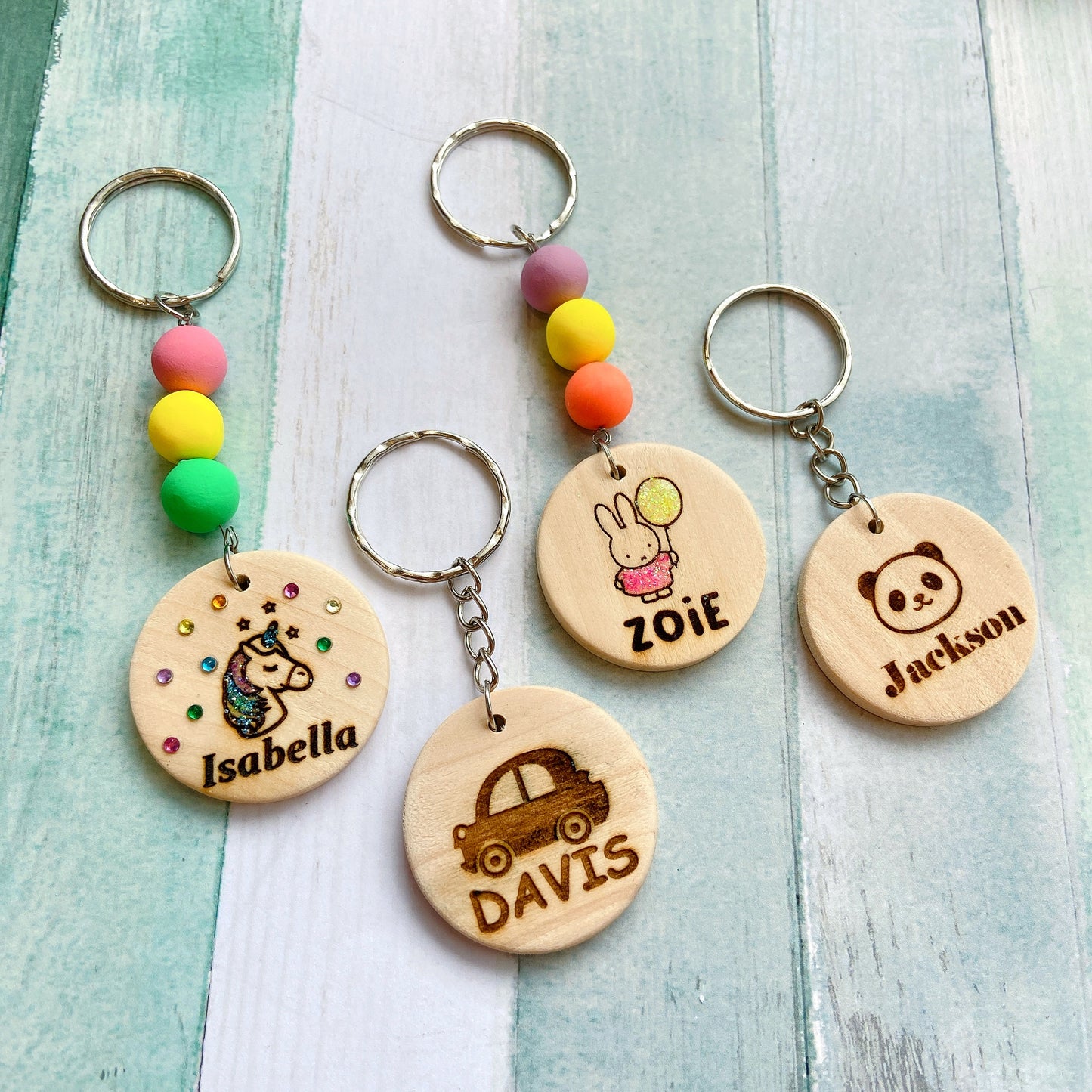 Little Friends Personalised Name Keychain