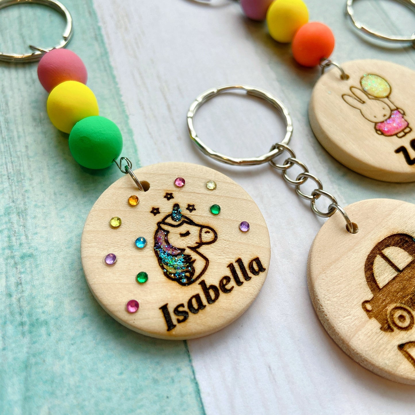 Little Friends Personalised Name Keychain