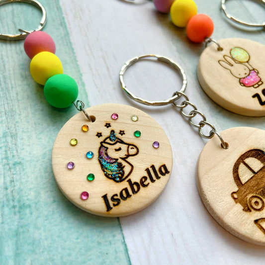 Little Friends Personalised Name Keychain