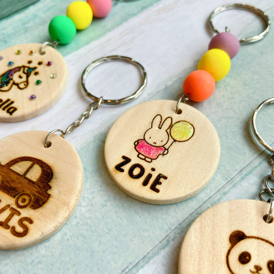 Little Friends Personalised Name Keychain