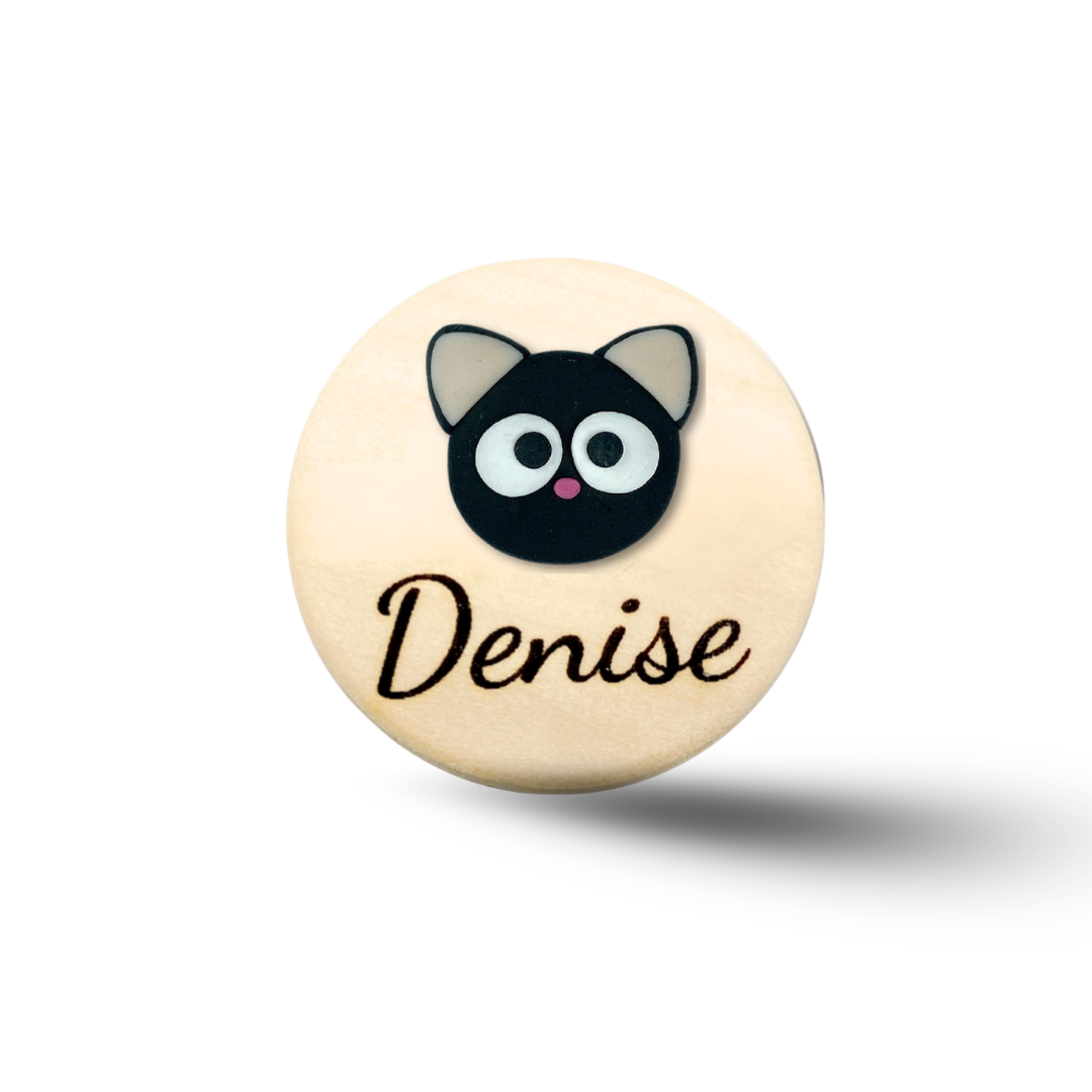 Handmade 3D Koala Personalized Name Badge Reel