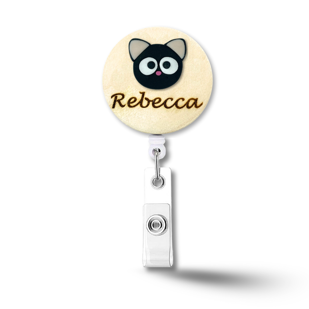 Handmade 3D Koala Personalized Name Badge Reel