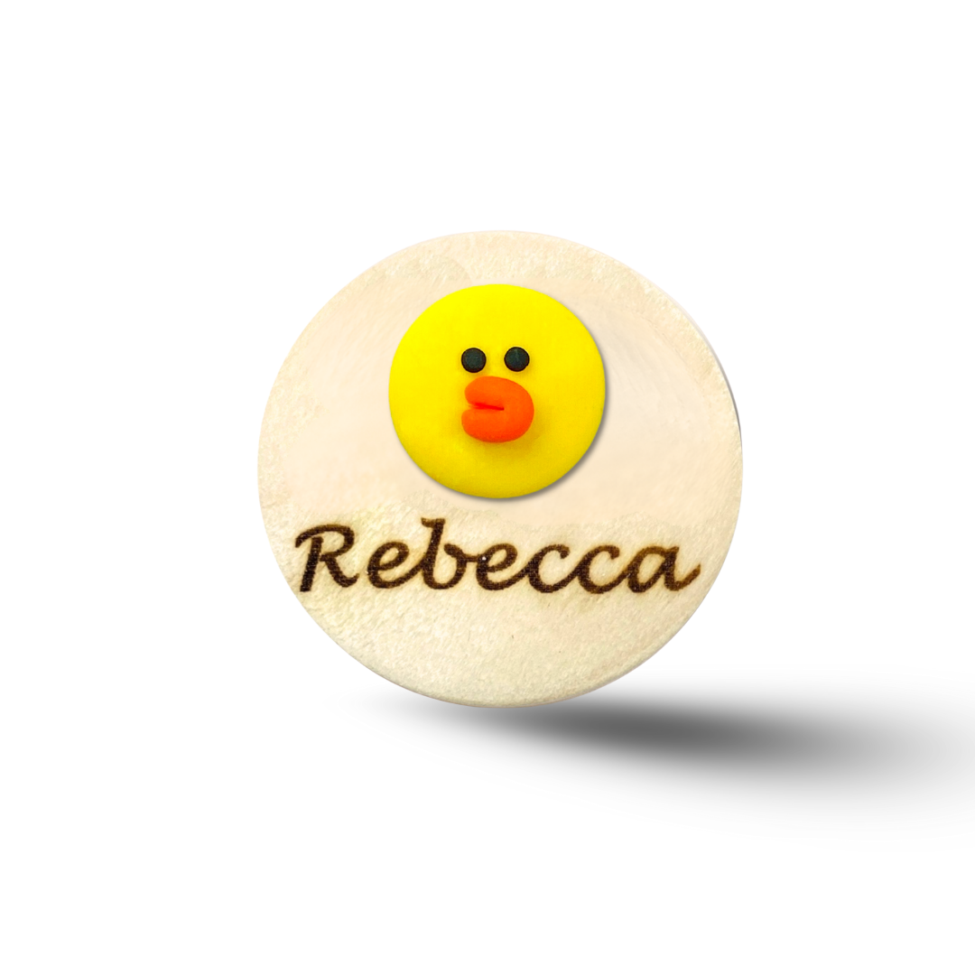 Handmade 3D Koala Personalized Name Badge Reel