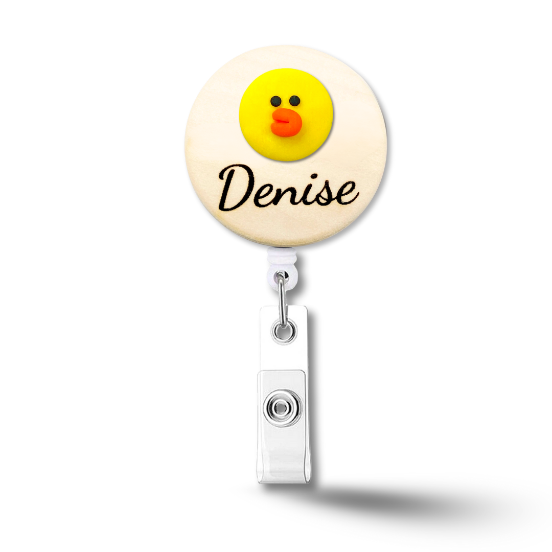 Handmade 3D Koala Personalized Name Badge Reel