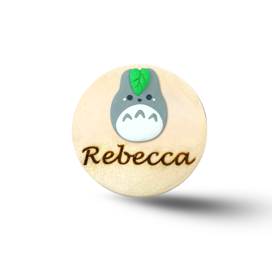 Handmade 3D Koala Personalized Name Badge Reel