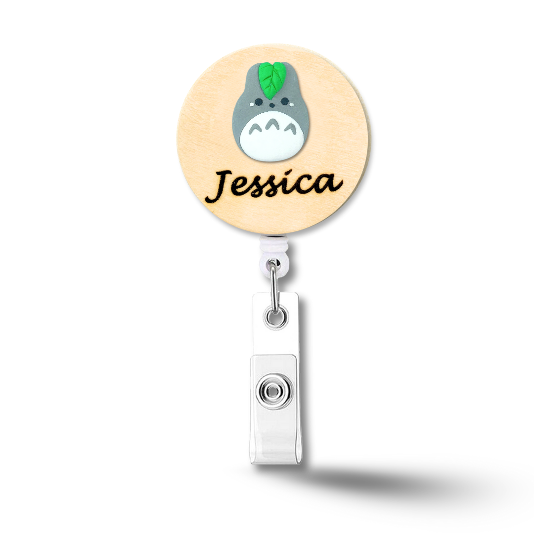 Handmade 3D Koala Personalized Name Badge Reel