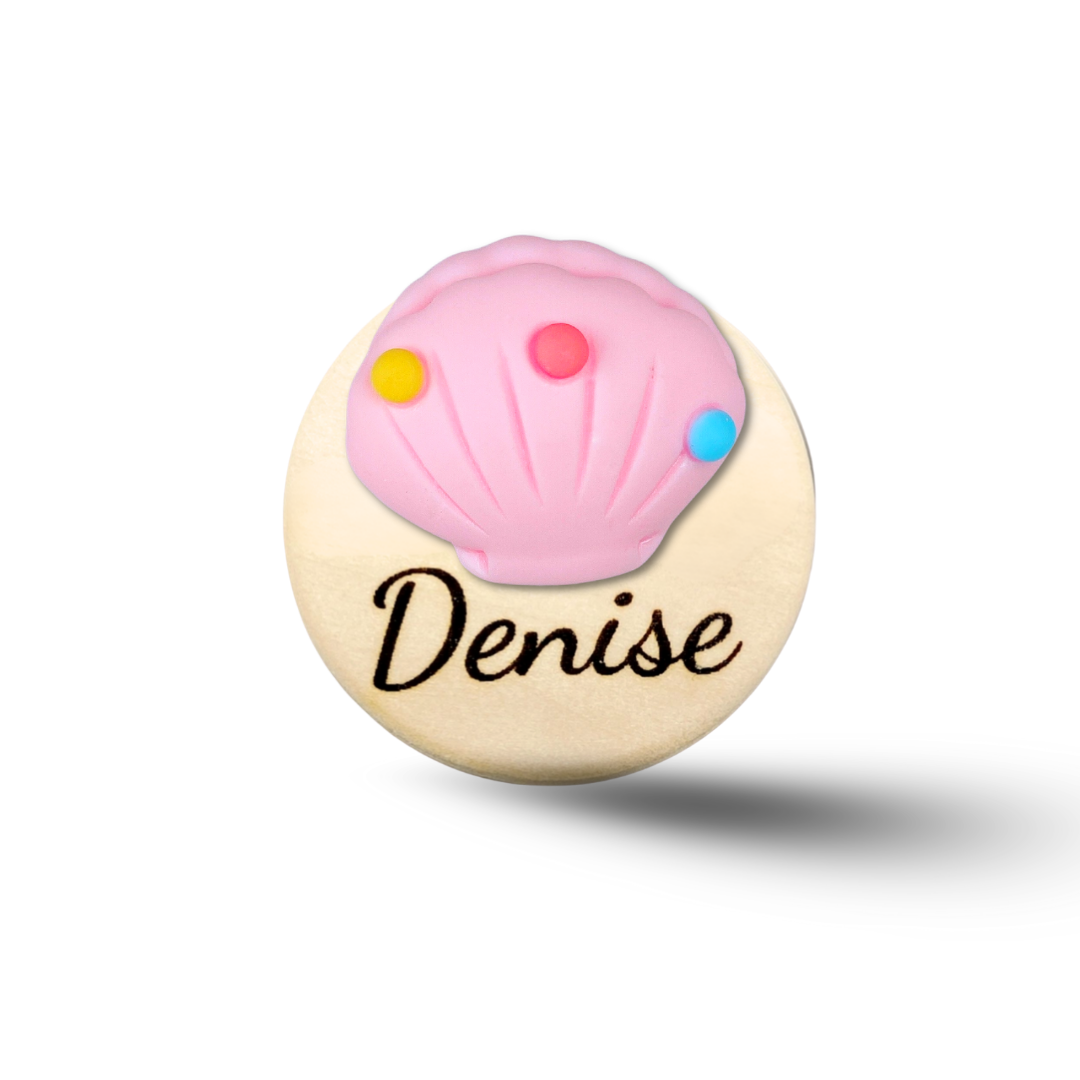 3D Blue Fish Personalized Name Badge Reel