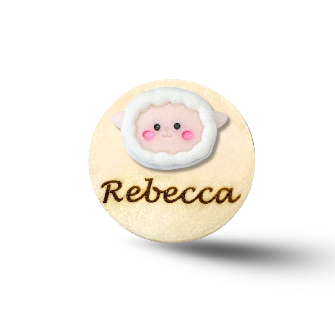 3D Chick Personalized Name Badge Reel