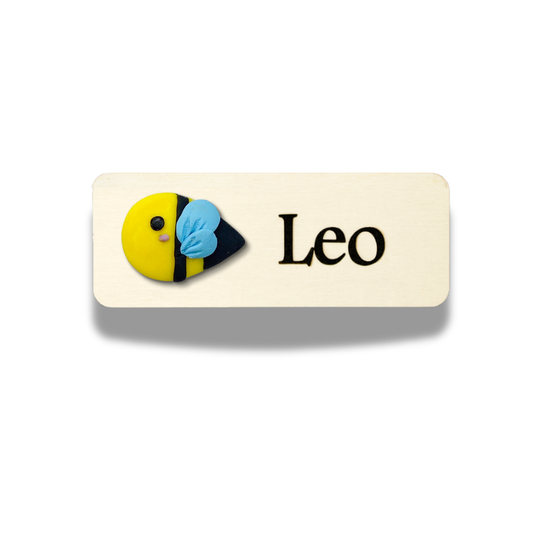 Handmade 3D Bee Personalised Name Tag