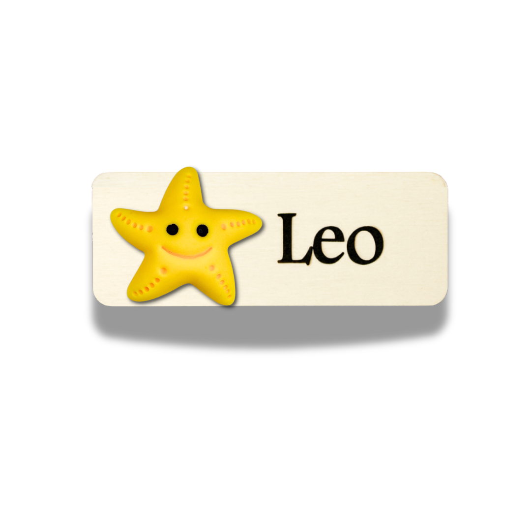 3D Blue Fish Aquarium Marine Life Personalised Name Tag