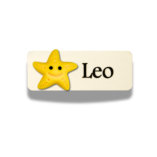 3D Sea Star Aquarium Marine Life Personalised Name Tag