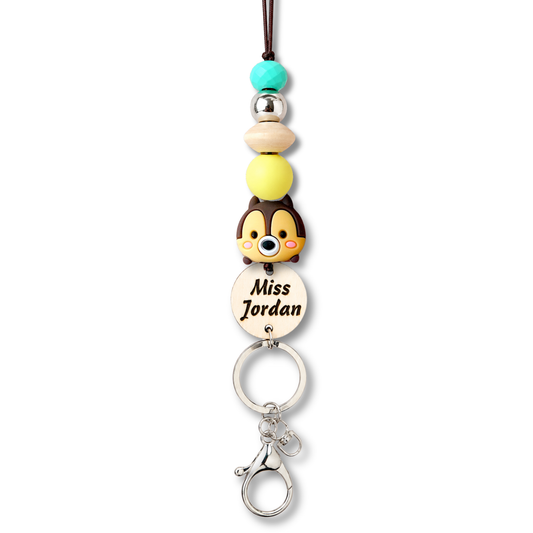 Chip 'n Dale Teacher ID Key Lanyard - Dale