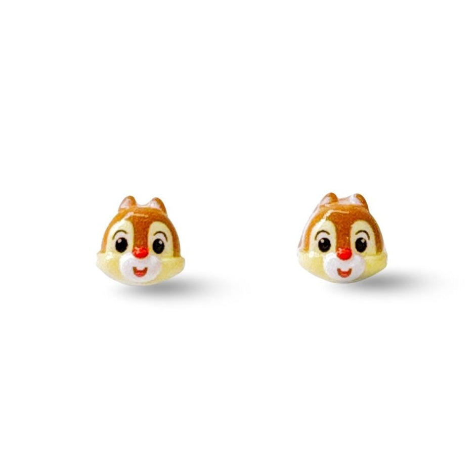 Chip And Dale Inspired Hypoallergenic Stud Earrings