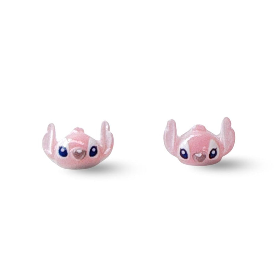 Stitch and Angel Inspired Stud Earrings