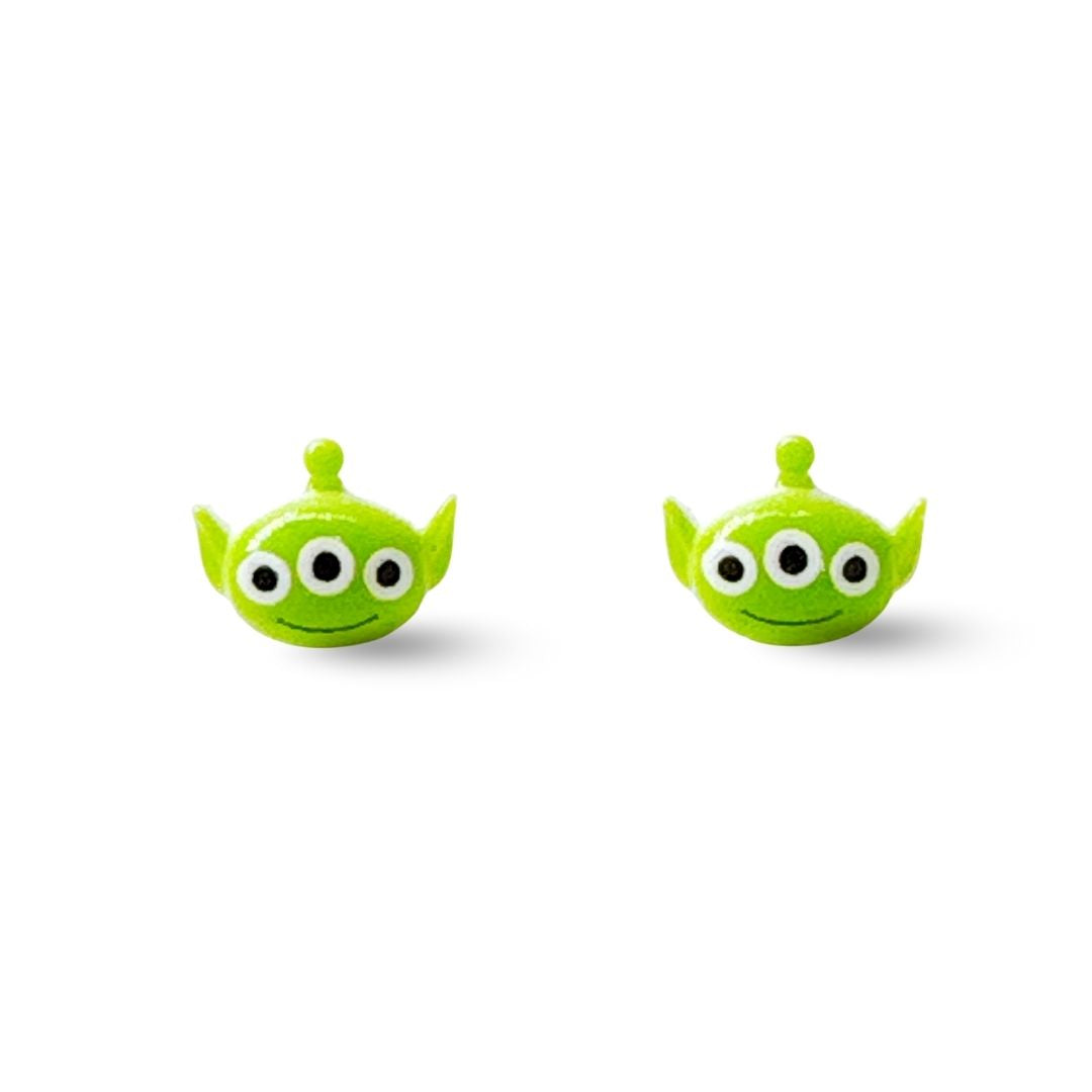 Little Green Man Toy Story Inspired Hypoallergenic Stud Earrings